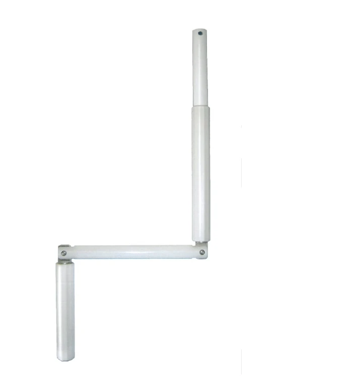 Gelenkkurbel, Länge 1300 mm komplett aus Aluminium, erhältlich in weiß, braun und eloxiert E6/EV1