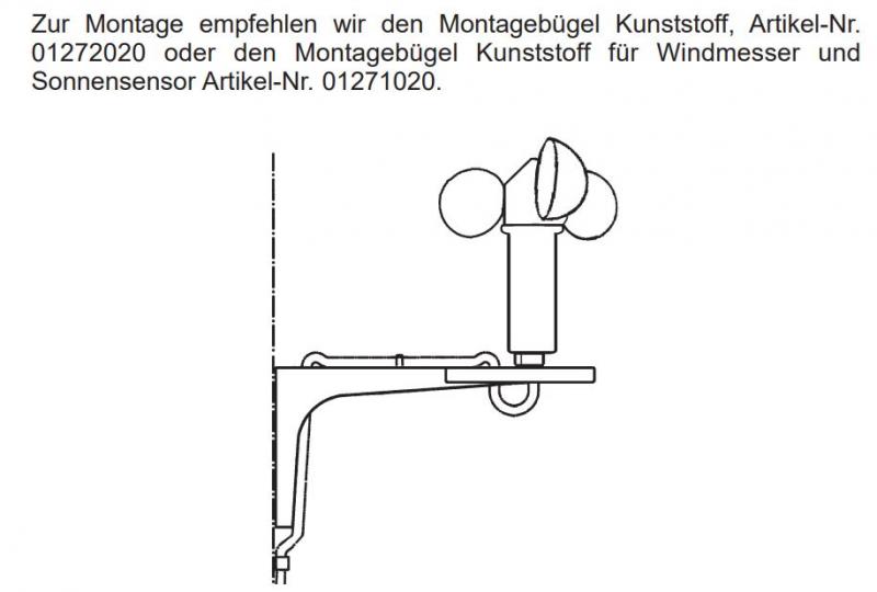 Vestamatic - Windsensor WS XS zur Messung der Windgeschwindigkeit