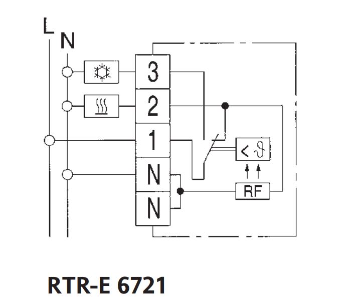 Vestamatic - Raumthermostat TE Indoor RTR-E 6721